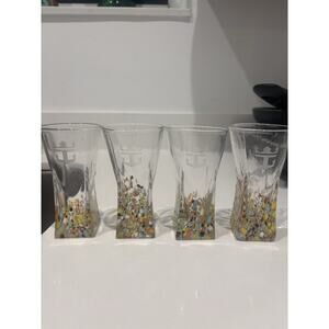Royal Caribbean Confetti Art Cordial Shot Glasses/Set Of 4